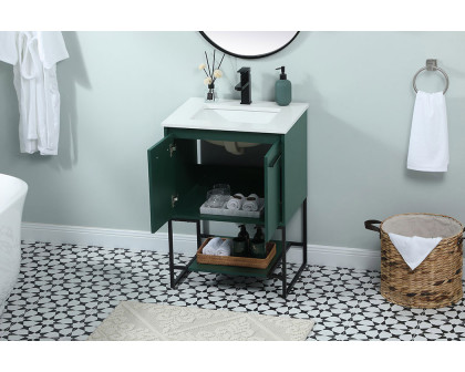 Elegant Bathroom Vanity - Green (VF42524MGN)