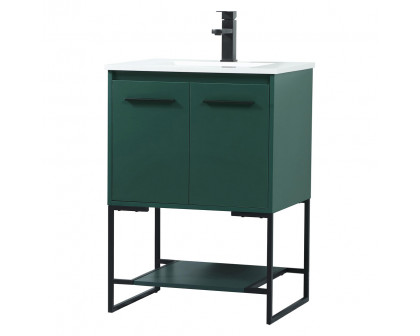 Elegant Bathroom Vanity - Green (VF42524MGN)