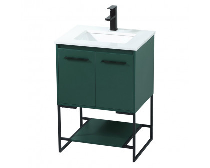 Elegant Bathroom Vanity - Green (VF42524MGN)