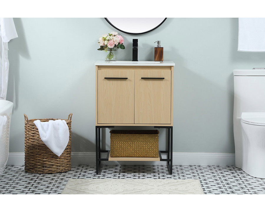 Elegant Bathroom Vanity - Maple (VF42524MMP)