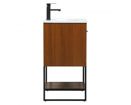 Elegant Bathroom Vanity - Teak (VF42524MTK)