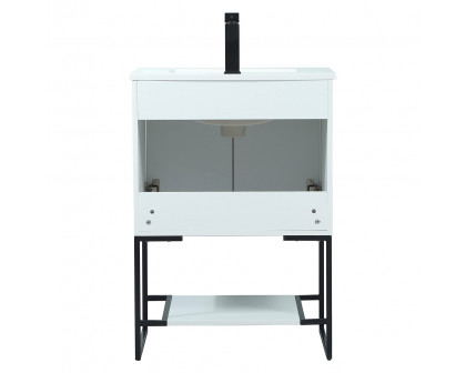 Elegant Bathroom Vanity - White (VF42524MWH)