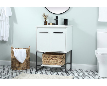 Elegant Bathroom Vanity - White (VF42524MWH)