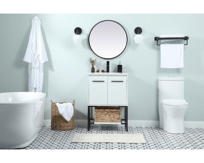 Elegant Bathroom Vanity - White (VF42524MWH)