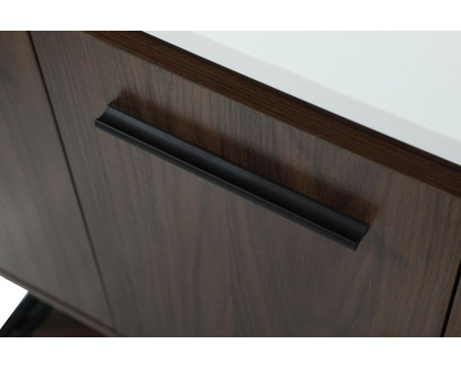 Elegant Bathroom Vanity - Walnut (VF42524MWT)