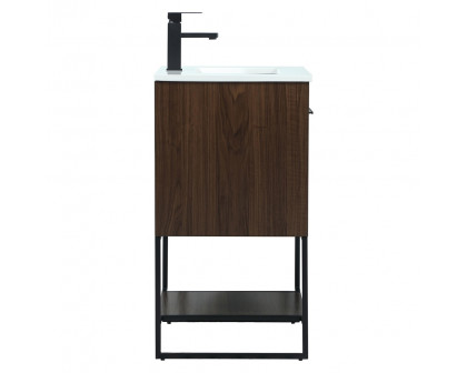 Elegant Bathroom Vanity - Walnut (VF42524MWT)