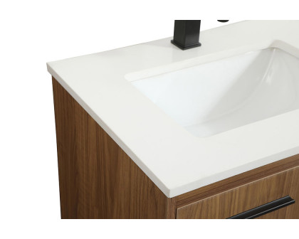 Elegant Bathroom Vanity - Walnut Brown (VF42524WB)