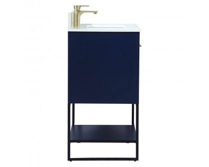 Elegant Bathroom Vanity - Blue (VF42530MBL-BS)