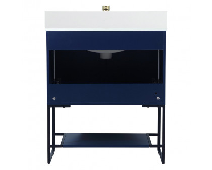 Elegant Bathroom Vanity - Blue (VF42530MBL-BS)