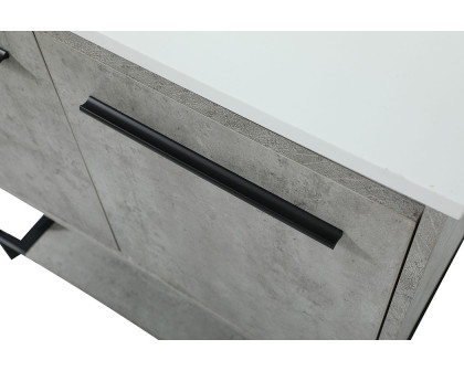 Elegant Bathroom Vanity - Concrete Gray (VF42530MCG)