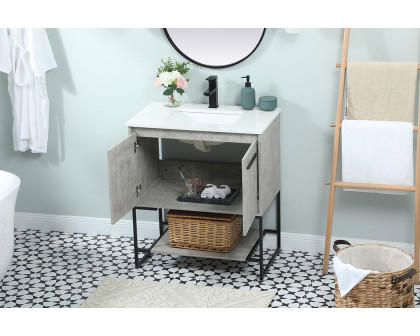 Elegant Bathroom Vanity - Concrete Gray (VF42530MCG)