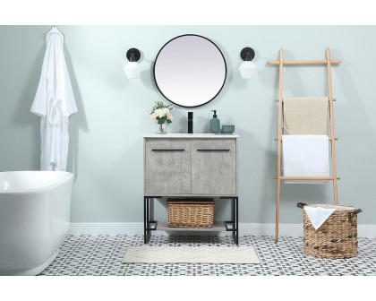 Elegant Bathroom Vanity - Concrete Gray (VF42530MCG)