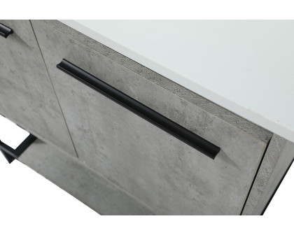 Elegant Bathroom Vanity - Concrete Gray (VF42530MCG-BS)