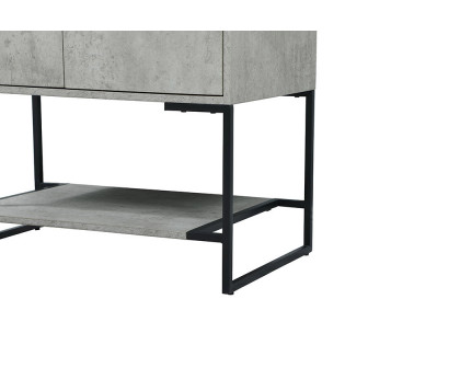 Elegant Bathroom Vanity - Concrete Gray (VF42530MCG-BS)