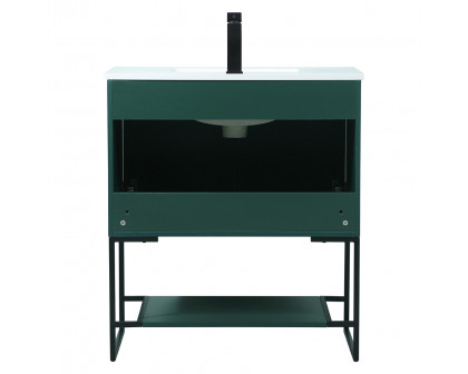 Elegant Bathroom Vanity - Green (VF42530MGN)