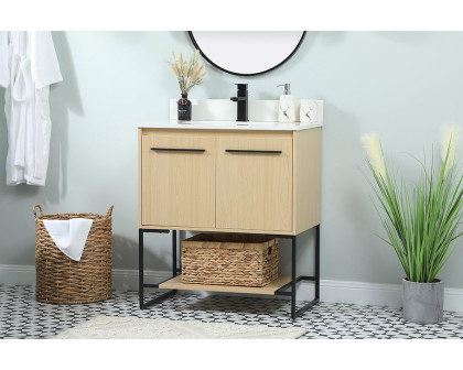 Elegant Bathroom Vanity - Maple (VF42530MMP-BS)