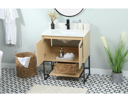 Elegant Bathroom Vanity - Maple (VF42530MMP-BS)