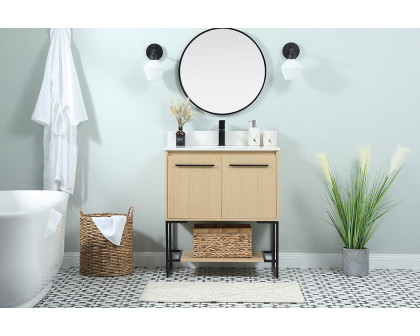 Elegant Bathroom Vanity - Maple (VF42530MMP-BS)