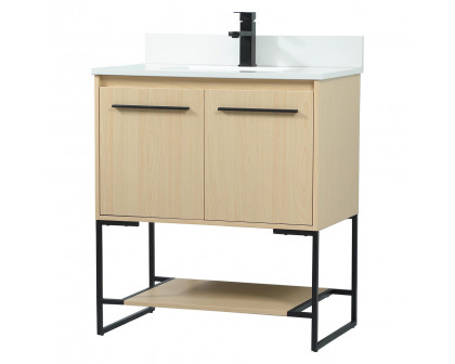 Elegant Bathroom Vanity - Maple (VF42530MMP-BS)