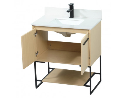 Elegant Bathroom Vanity - Maple (VF42530MMP-BS)