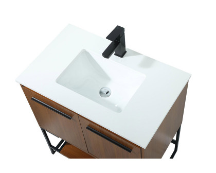 Elegant Bathroom Vanity - Teak (VF42530MTK)