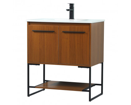 Elegant Bathroom Vanity - Teak (VF42530MTK)