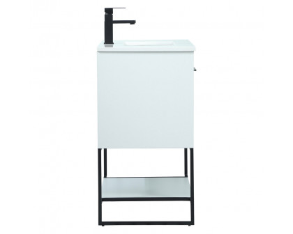 Elegant Bathroom Vanity - White (VF42530MWH)