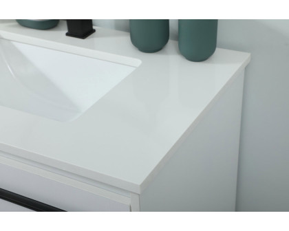 Elegant Bathroom Vanity - White (VF42530MWH)