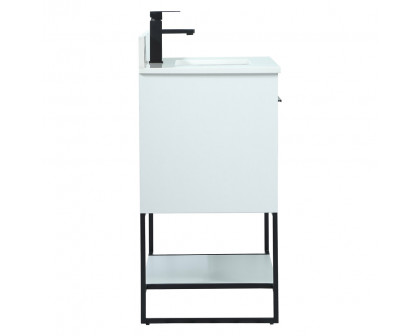 Elegant Bathroom Vanity - White (VF42530MWH-BS)