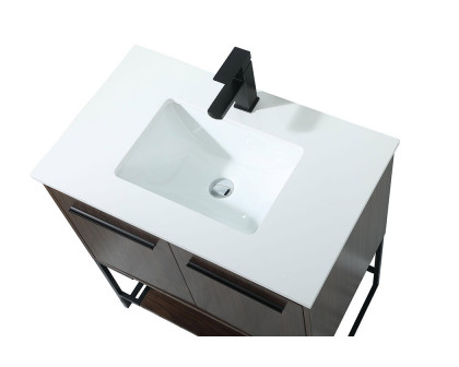 Elegant Bathroom Vanity - Walnut (VF42530MWT)