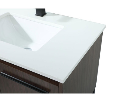 Elegant Bathroom Vanity - Walnut (VF42530MWT)