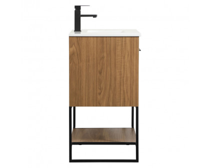 Elegant Bathroom Vanity - Walnut Brown (VF42530WB)