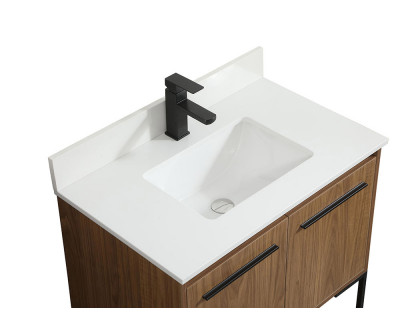 Elegant Bathroom Vanity - Walnut Brown (VF42530WB-BS)