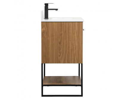 Elegant Bathroom Vanity - Walnut Brown (VF42530WB-BS)