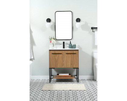 Elegant Bathroom Vanity - Walnut Brown (VF42530WB-BS)