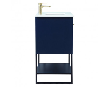 Elegant Bathroom Vanity - Blue (VF42536MBL)