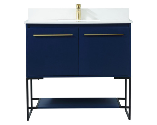 Elegant Bathroom Vanity - Blue (VF42536MBL-BS)