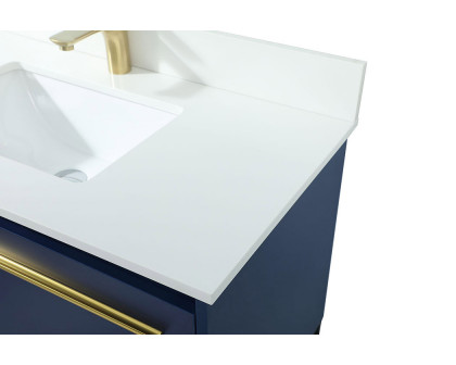 Elegant Bathroom Vanity - Blue (VF42536MBL-BS)