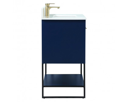 Elegant Bathroom Vanity - Blue (VF42536MBL-BS)