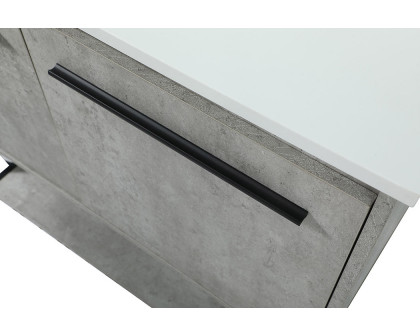 Elegant Bathroom Vanity - Concrete Gray (VF42536MCG)