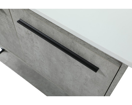 Elegant Bathroom Vanity - Concrete Gray (VF42536MCG-BS)