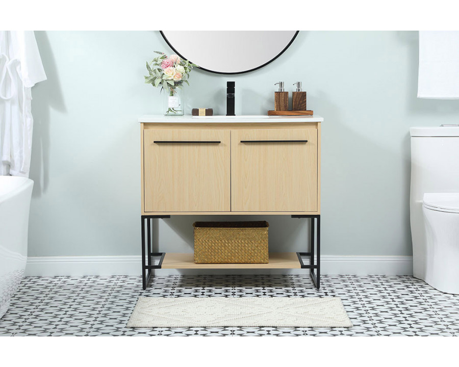 Elegant Bathroom Vanity - Maple (VF42536MMP)