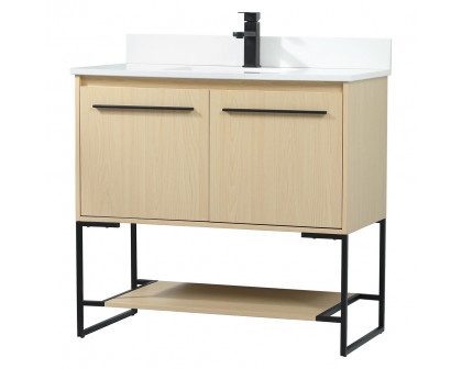 Elegant Bathroom Vanity - Maple (VF42536MMP-BS)