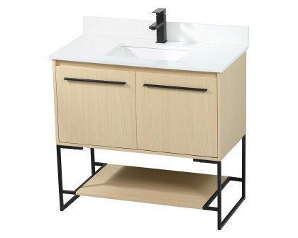 Elegant Bathroom Vanity - Maple (VF42536MMP-BS)