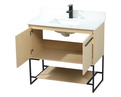 Elegant Bathroom Vanity - Maple (VF42536MMP-BS)