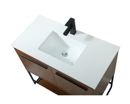 Elegant Bathroom Vanity - Teak (VF42536MTK)