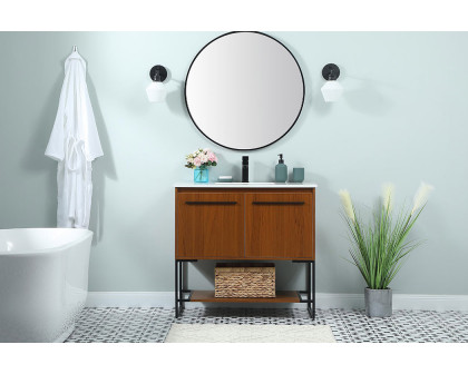 Elegant Bathroom Vanity - Teak (VF42536MTK)