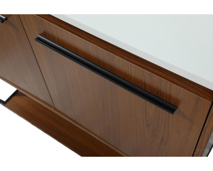 Elegant Bathroom Vanity - Teak (VF42536MTK-BS)