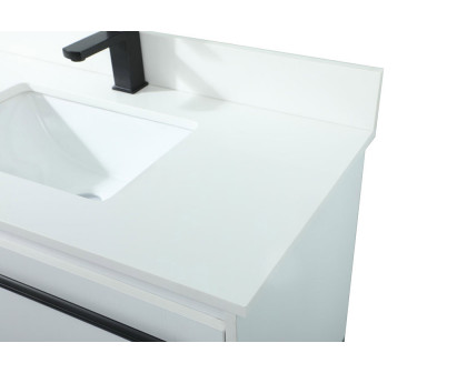 Elegant Bathroom Vanity - White (VF42536MWH-BS)