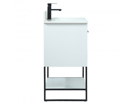 Elegant Bathroom Vanity - White (VF42536MWH-BS)